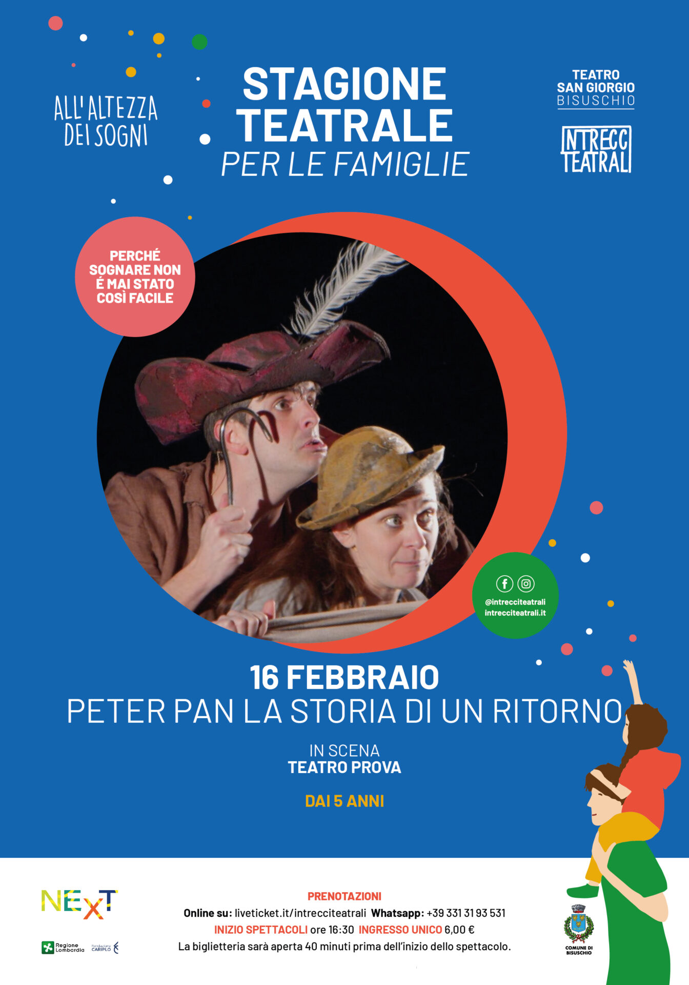 Stagione teatrale per le famiglie 2024 2025_16 FEBBRAIO